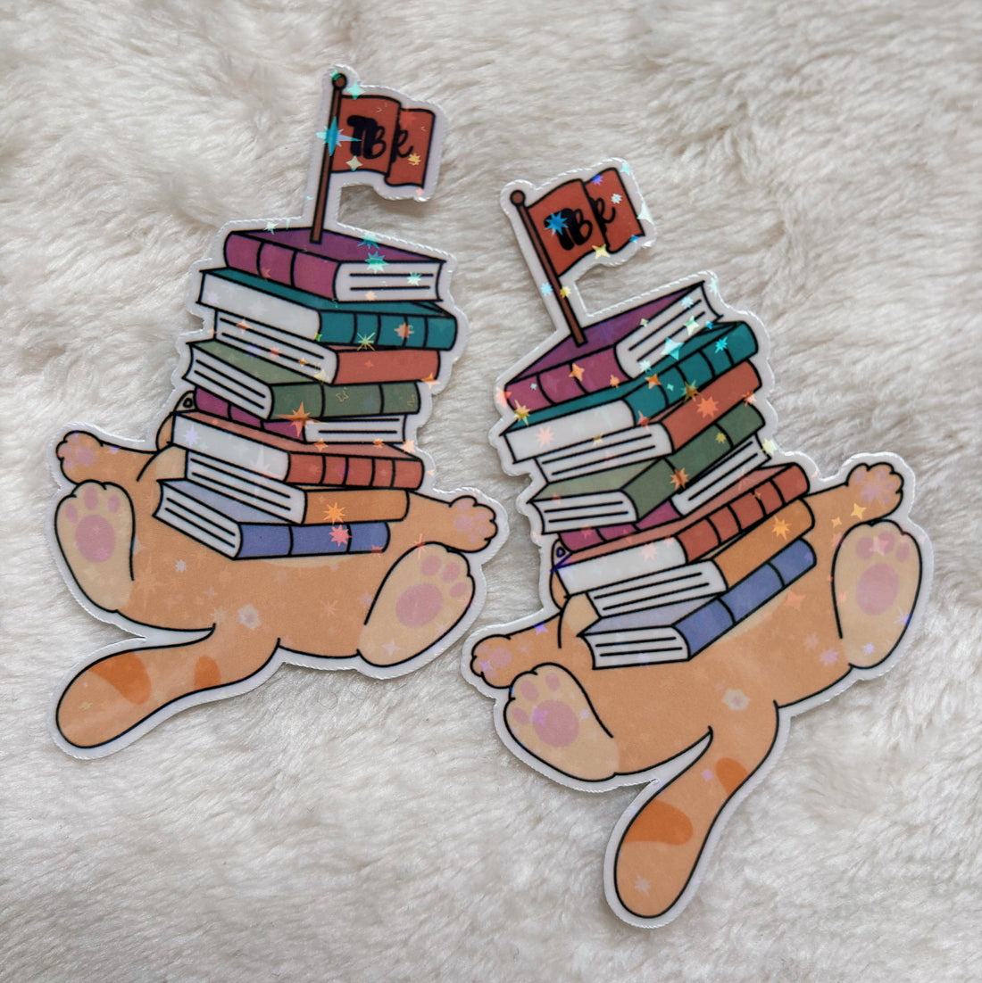 Bookstack on cat