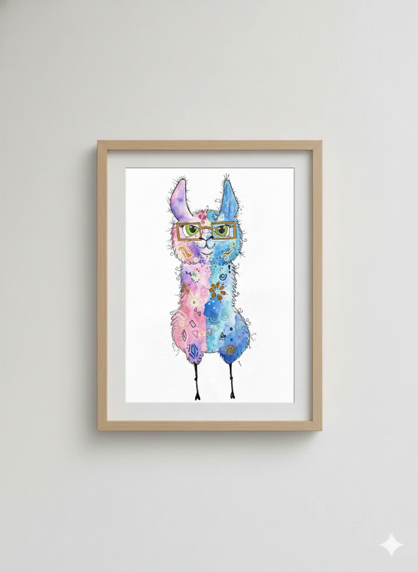 Whimsical Llama
